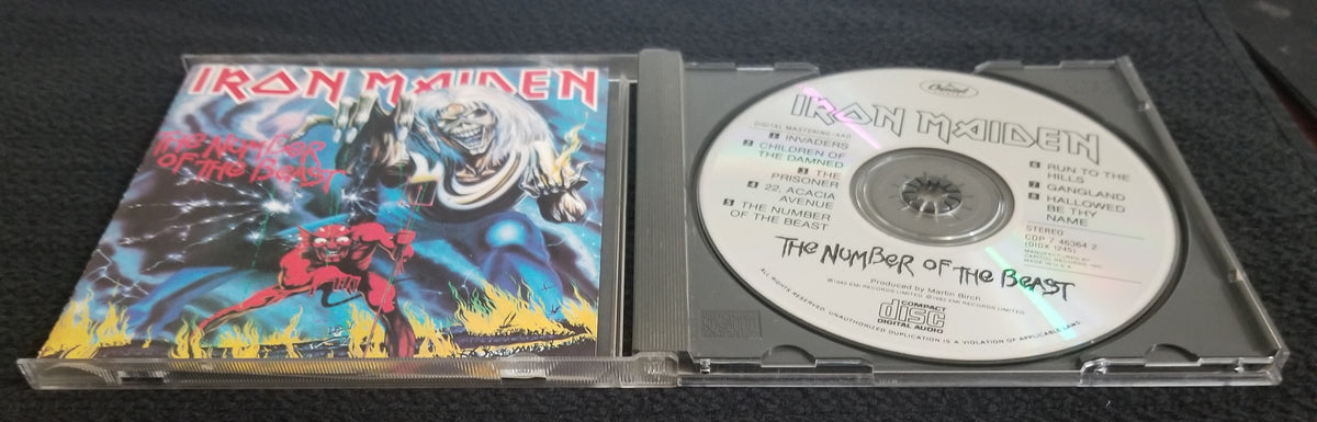 Iron Maiden CD The Number of the Beast Original Pressing