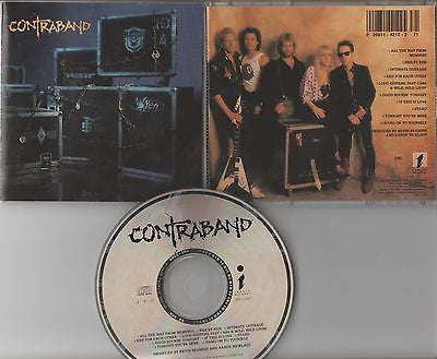 Contraband CD, Self-titled, 91 Impact, MSG, Ratt, Vixen, L.A. Guns, S/t, Same