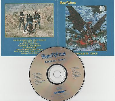 Saint Vitus CD, Mournful Cries, 1988 SST, Obsessed,1st Press, Scott Weinrich,St.