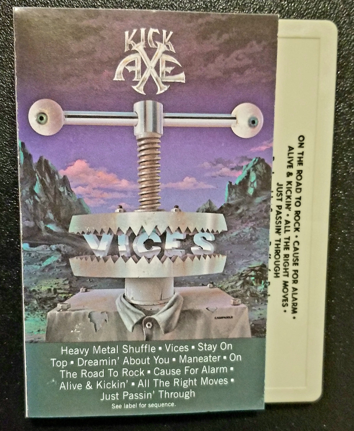 Kick Axe Vices 1984 Cassette