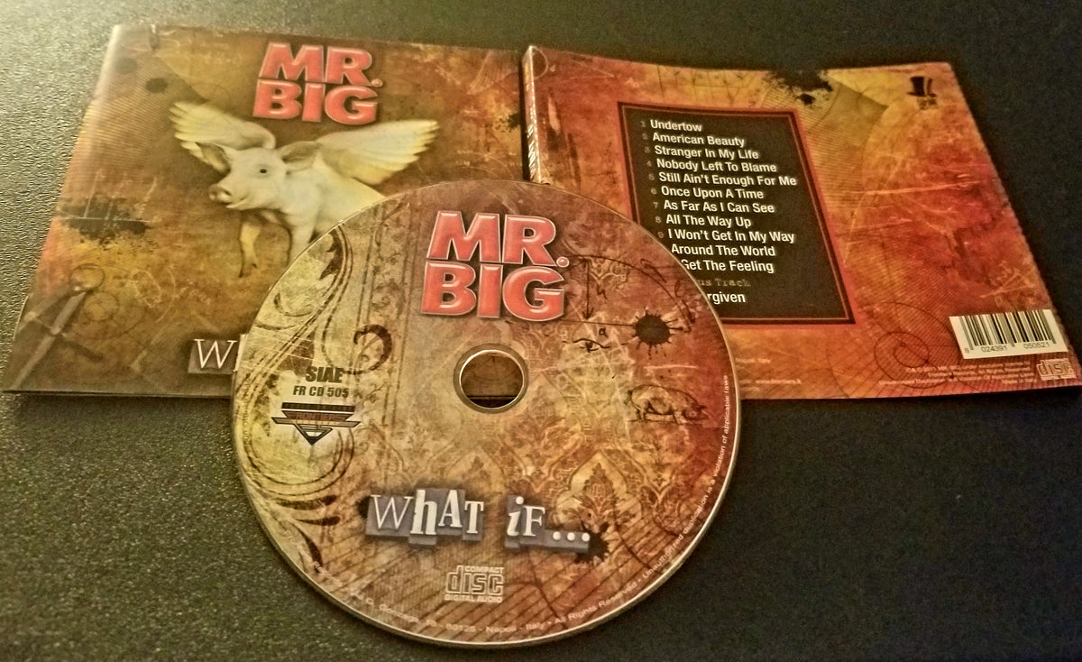 MR. BIG WHAT IF... BONUS TRACK MULTIPAGE BOOKLET CD