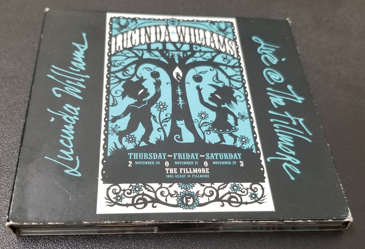 LUCINDA WILLIAMS LIVE @ THE FILLMORE 2 CD
