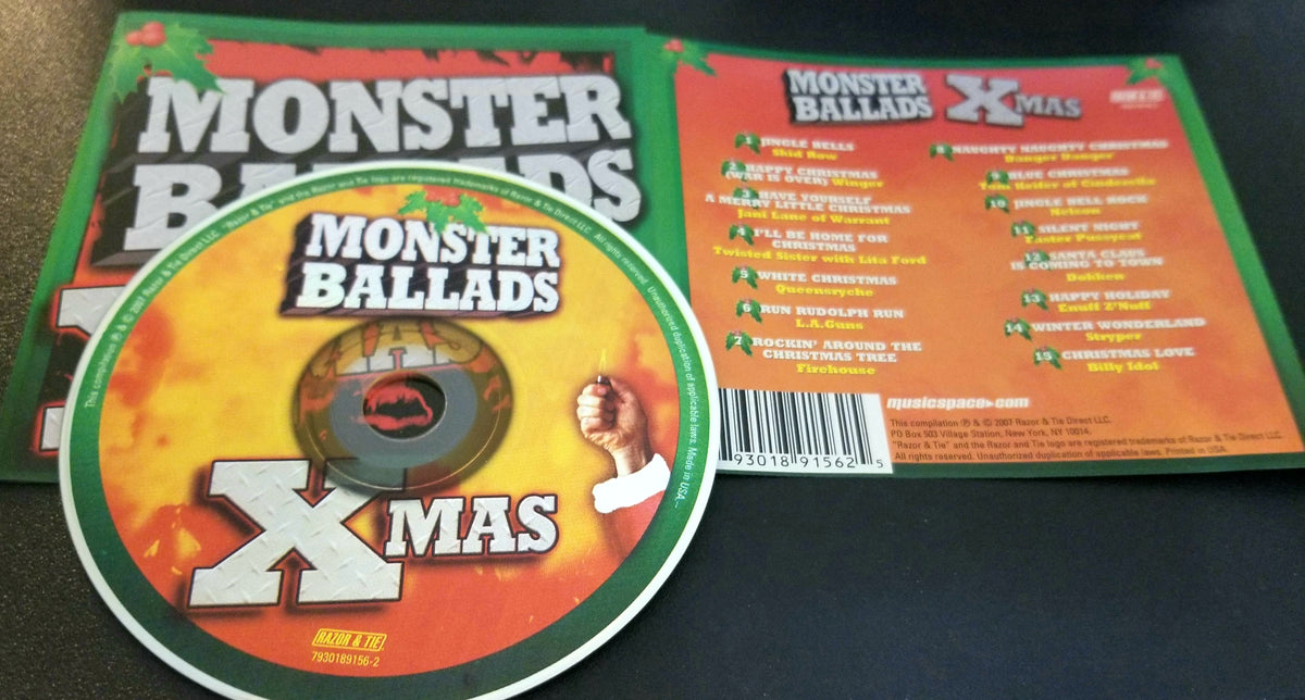 MONSTER BALLADS X MAS CD SKID ROW, LITA FORD, LA GUNS, TOM KEIFER, JANI LANE