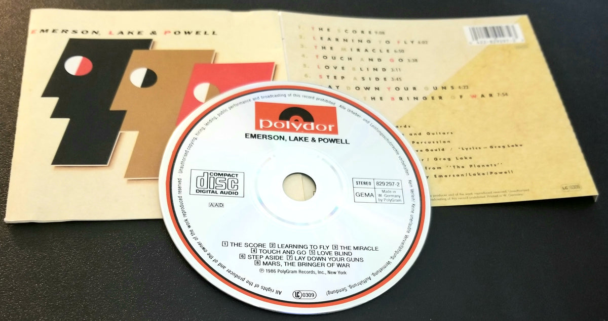 EMERSON, LAKE & POWELL SELF-TITLED, S/T, SAME W. GERMANY 1986 CD