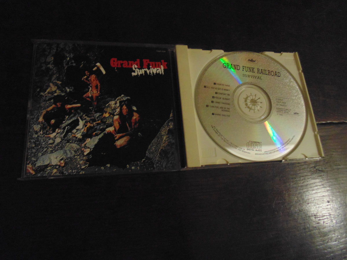 Grand Funk Railroad CD, Survival, 1993 Pressing, Japanese Import TOCP-7620