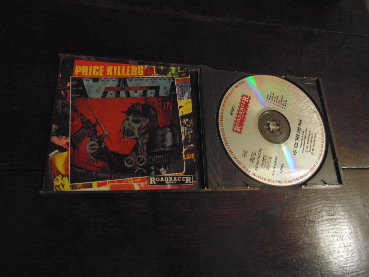 Voi Vod CD, War and Pain, Import, Metal Blade / Roadracer - Rare Pressing, Voivod