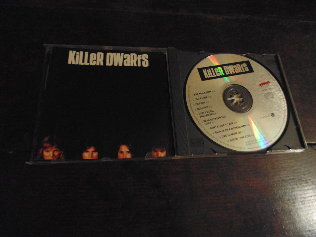 Killer Dwarfs CD, The Killer Dwarfs, Self-titled, S/T, Same, 1st Pressing, ACDM 1178
