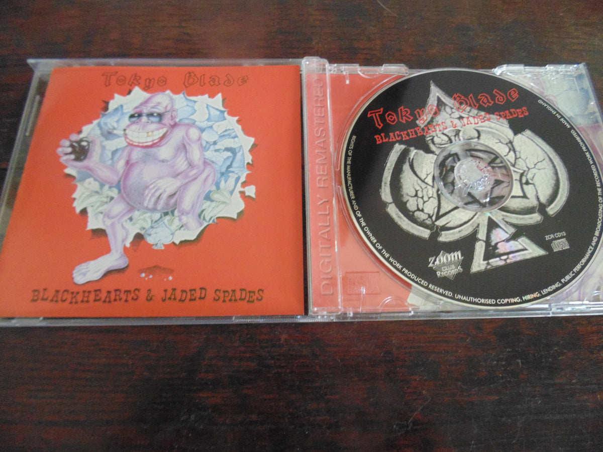 Tokyo Blade CD, Blackhearts & Jaded Spades, Remastered