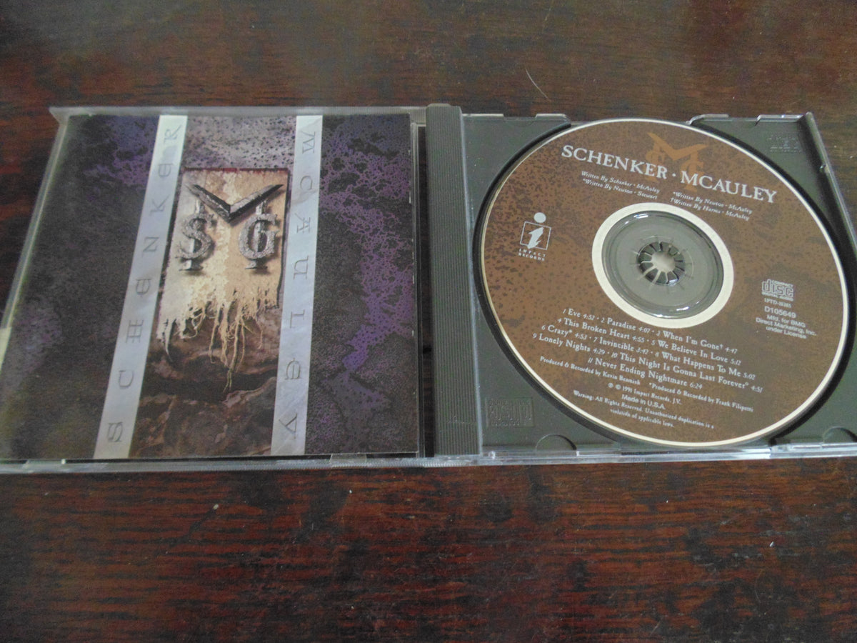 MSG CD, Mcauley Schenker, Michael, Self-titled, S/T, Same, 1991, BMG