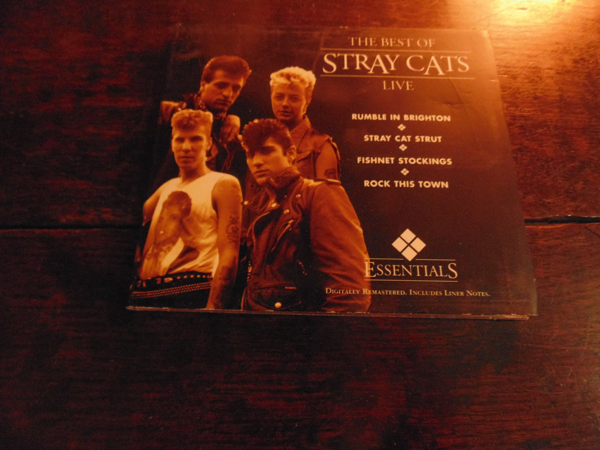 Stray Cats CD, The Best of Live, Greatest Live, Brian Setzer, Lee Rocker, Remastered