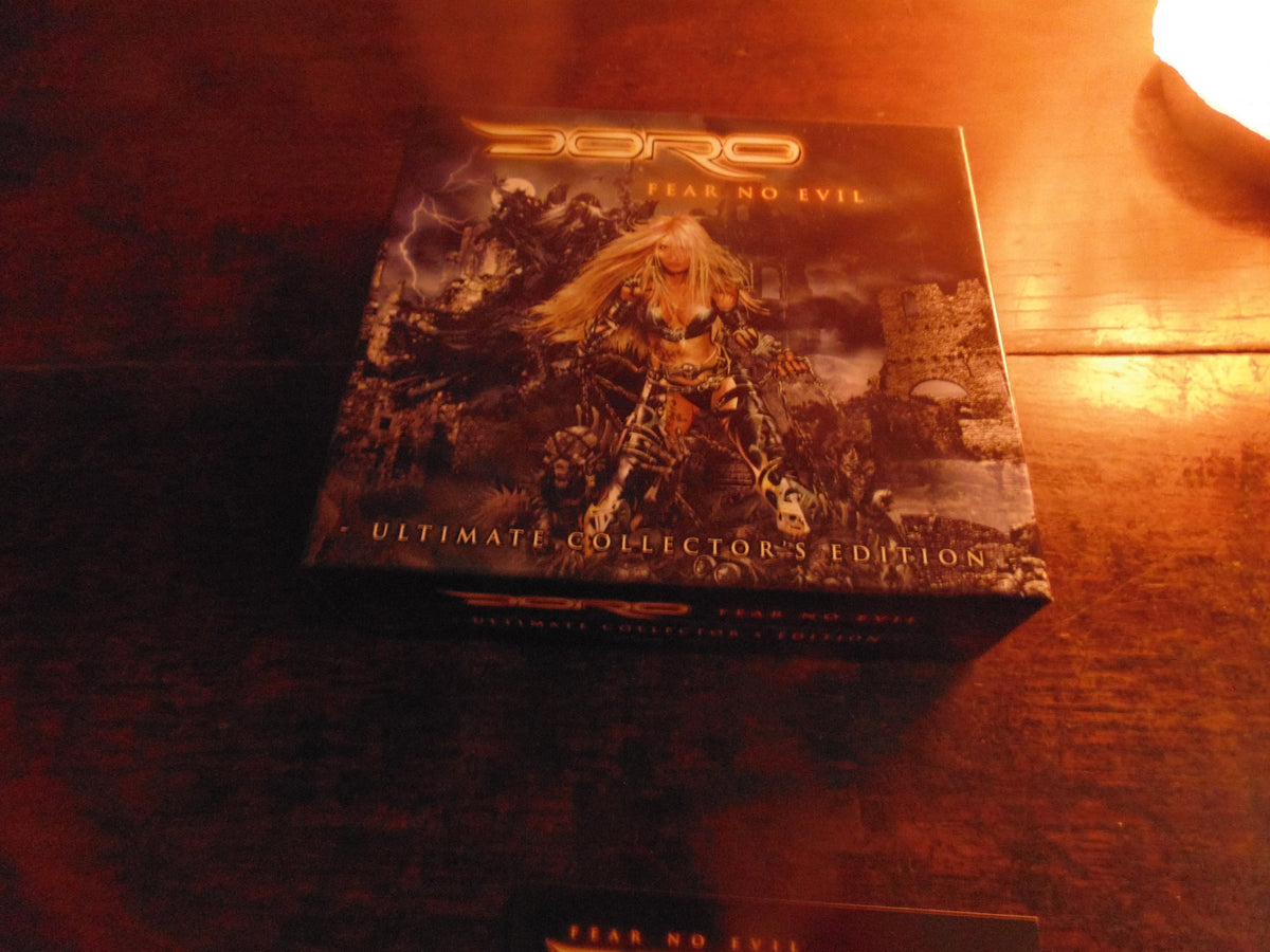 Doro CD, Fear No Evil, Box Set, Ultimate Collector's Edition, 3 CD, NEW, Warlock, Pesch
