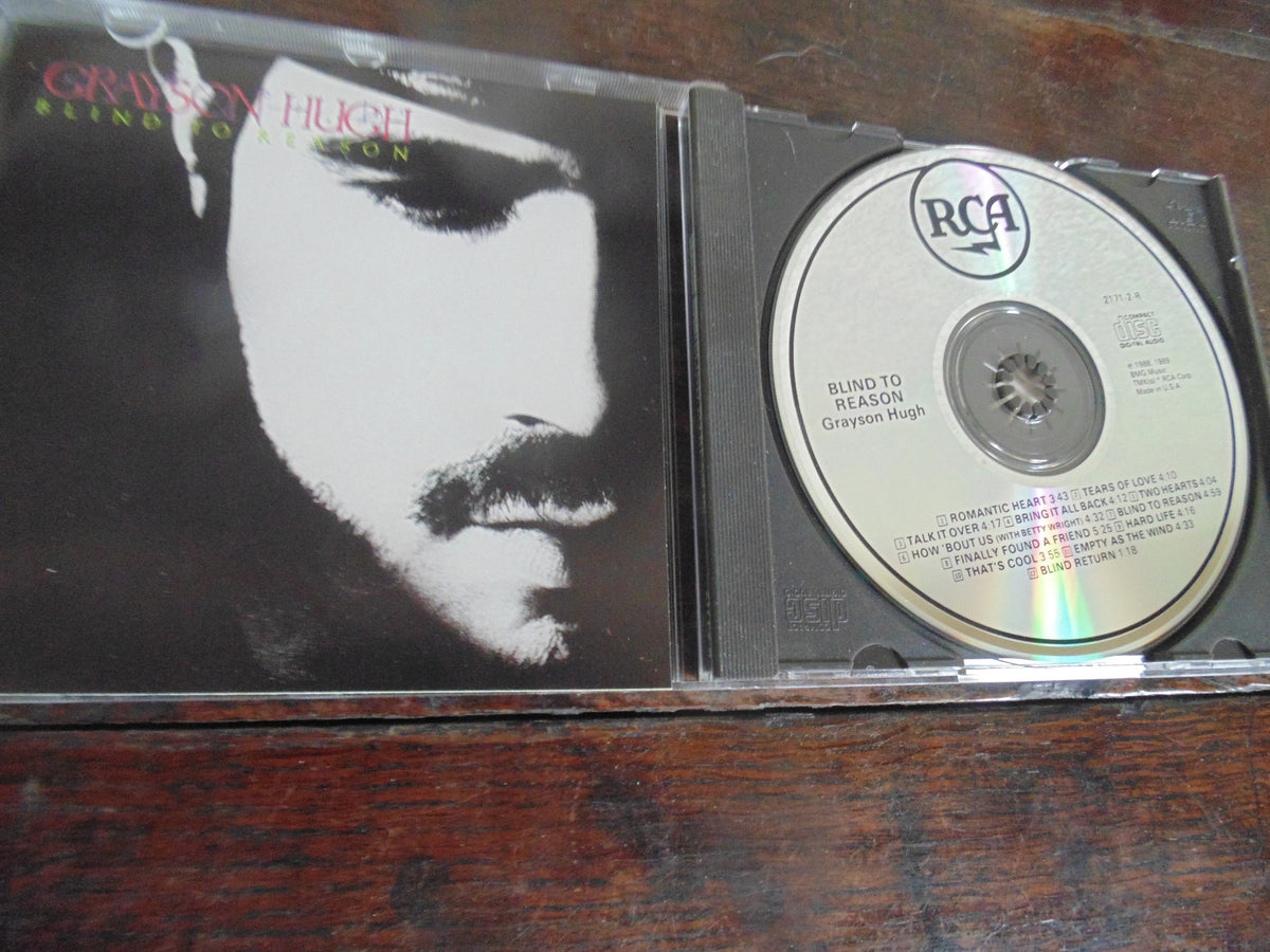 Grayson Hugh CD, Blind to Reason, 12 tracks, Rick Derringer