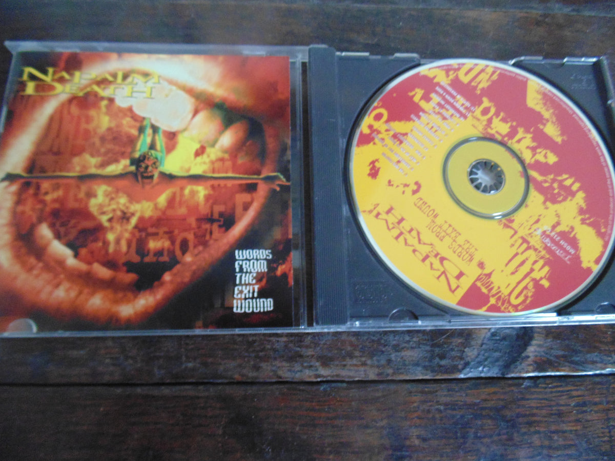 Napalm Death CD, Words from the Exit Wound, 3 Bonus Tracks