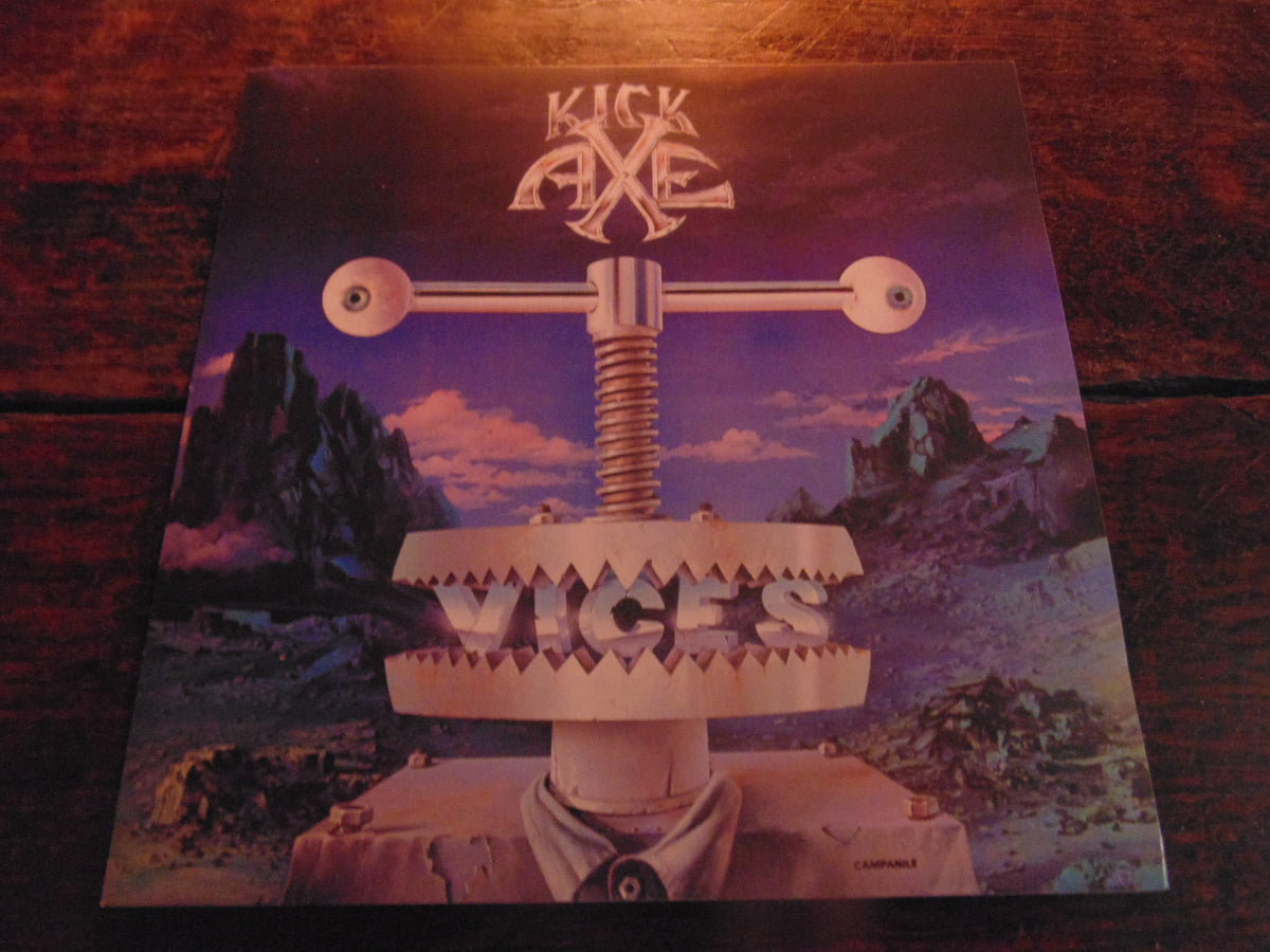 Kick Axe CD, Vices, MNF Records Pressing. UPC# 7898104 662933