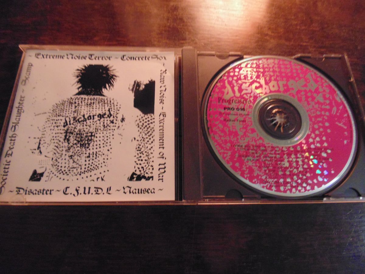 Discharged CD, Compilation, Scamp, Extreme Noise Terror, punk