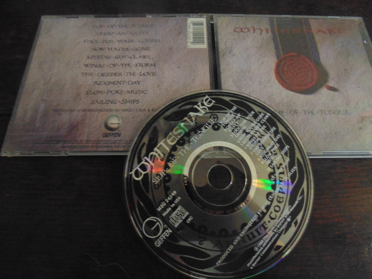 Whitesnake CD, Slip of the Tongue, Vai, Vandenberg, Deep Purple