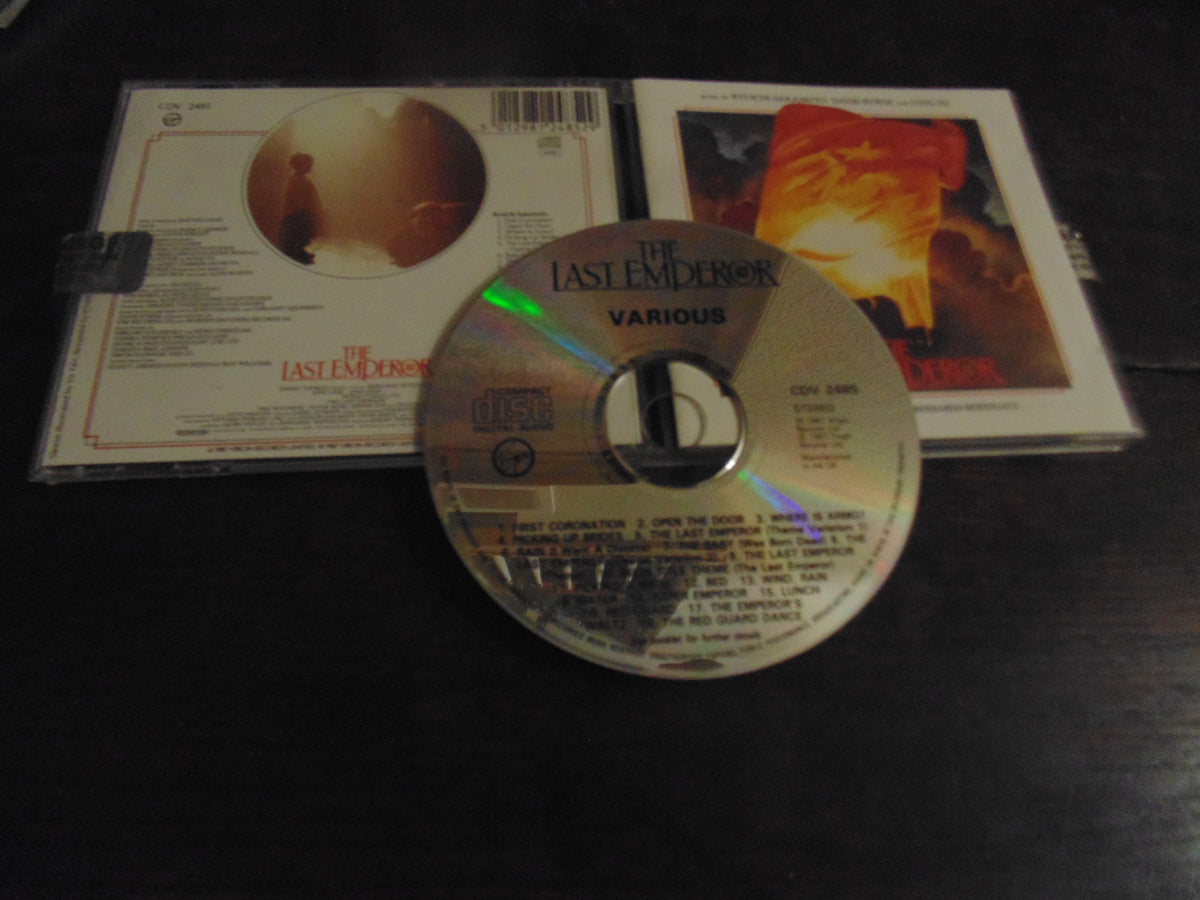 The Last Emperor, Ryuichi Sakamoto / David Byrne and Cong Su CD, UK, Talking Heads