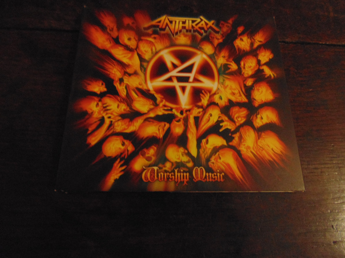 Anthrax CD, Worship Music, digi-case gatefold
