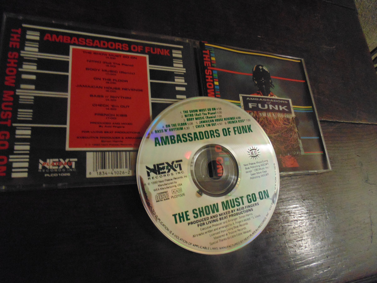Ambassadors of Funk CD, The Show Must Go On w/ Sticker