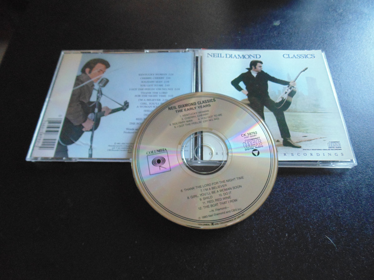 Neil Diamond CD, Classics The Early Years, Hits, Best, Fibits: CD, LP & Cassette Store