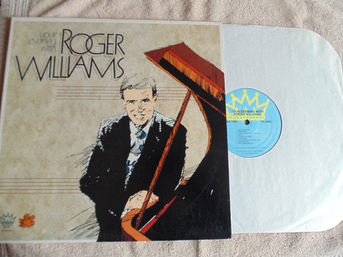 Roger Williams LP, Your Evening with, Fibits: LP, CD, Video & Cassette Store
