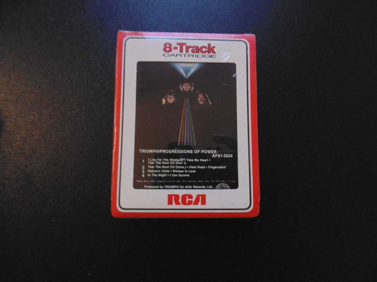 Triumph 8-Track Tape, NEW, Progressions of Power