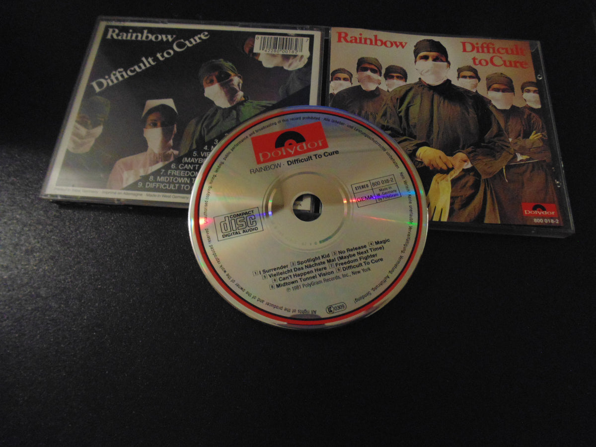 Rainbow CD, Difficult to Cure, Germany, Import, Joe Lynn Turner, Blackmore, Deep Purple