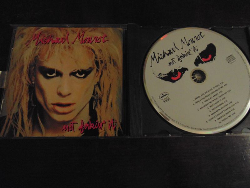 Michael Monroe CD, Not Fakin' It, Hanoi Rocks, Original Pressing, MINT