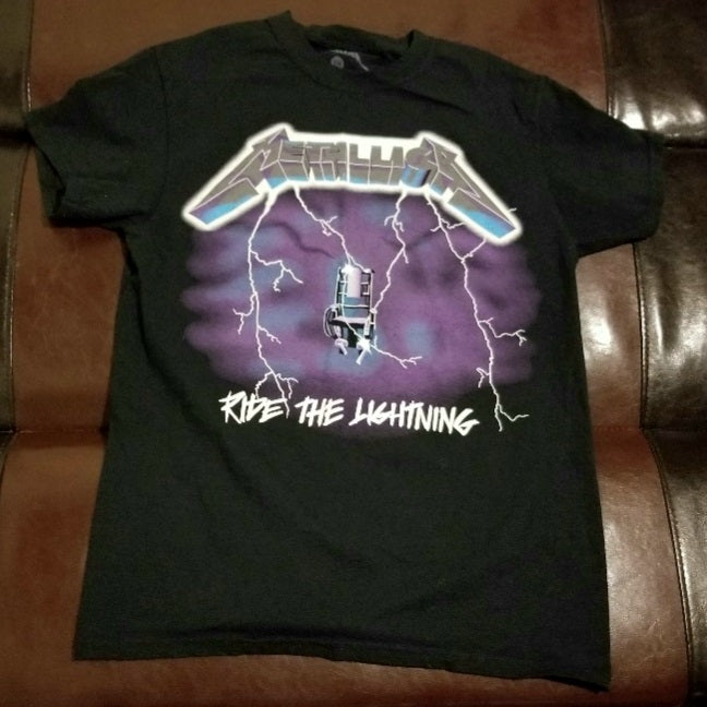 Metallica Ride the Lightning T-Shirt Men's Small
