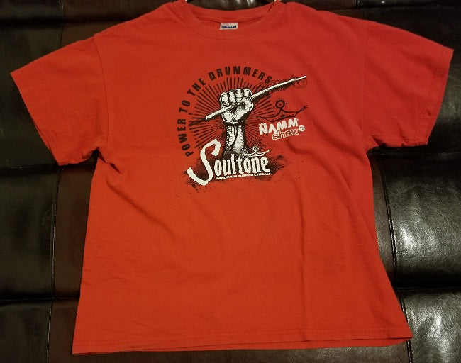 Soultone Turkish Cymbals T-Shirt Men's Large (LG) - NAMM 2012